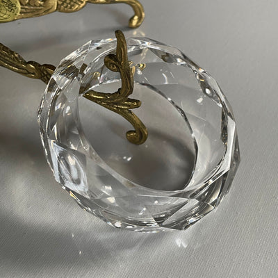 Clear Faceted Lucite Bangle Bracelet