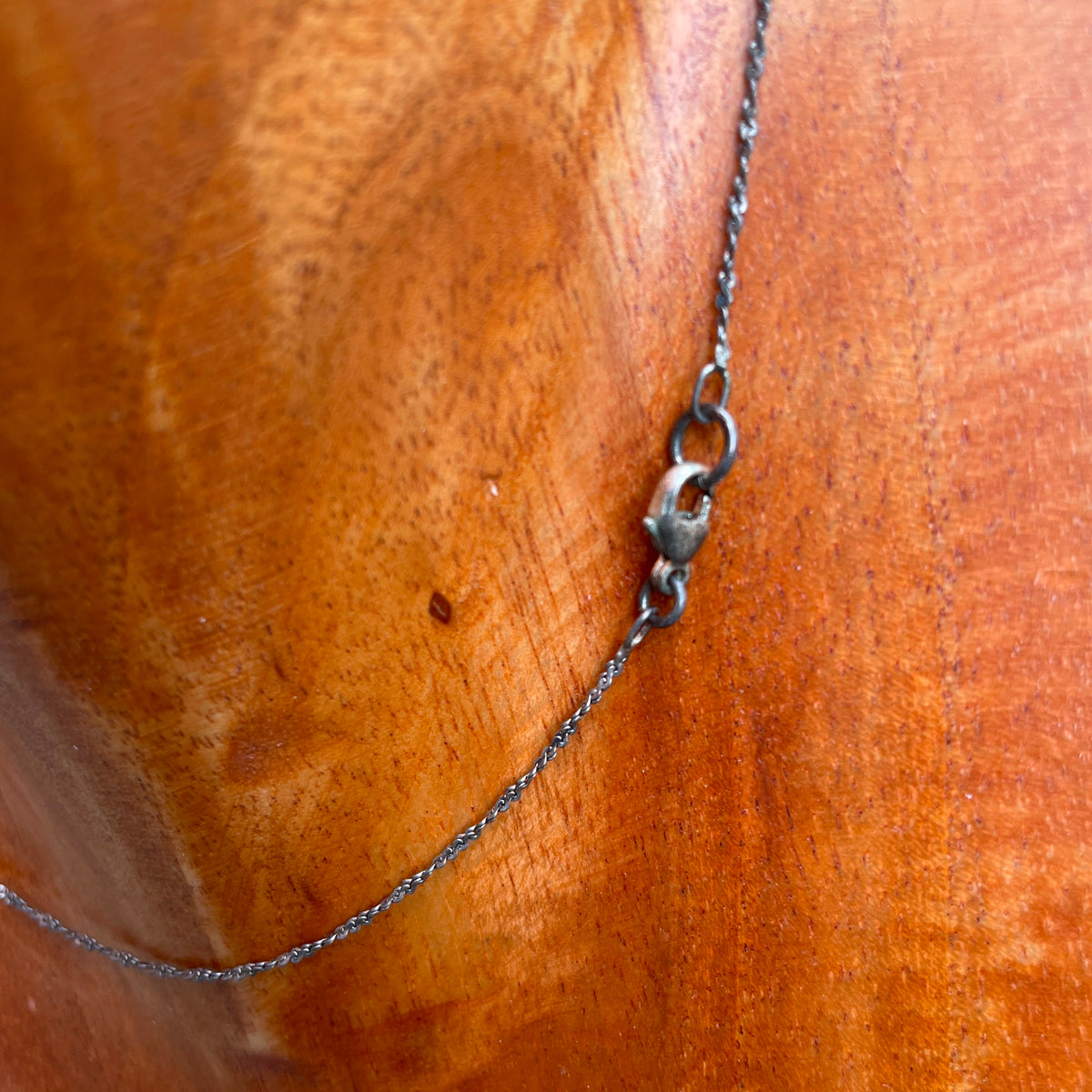 Silver 925 Twist Nature Evergreen Charms Twist Chain Necklace