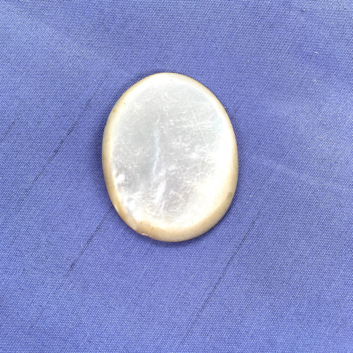 Mother of Pearl Antique Oval Brooch 2" Pin